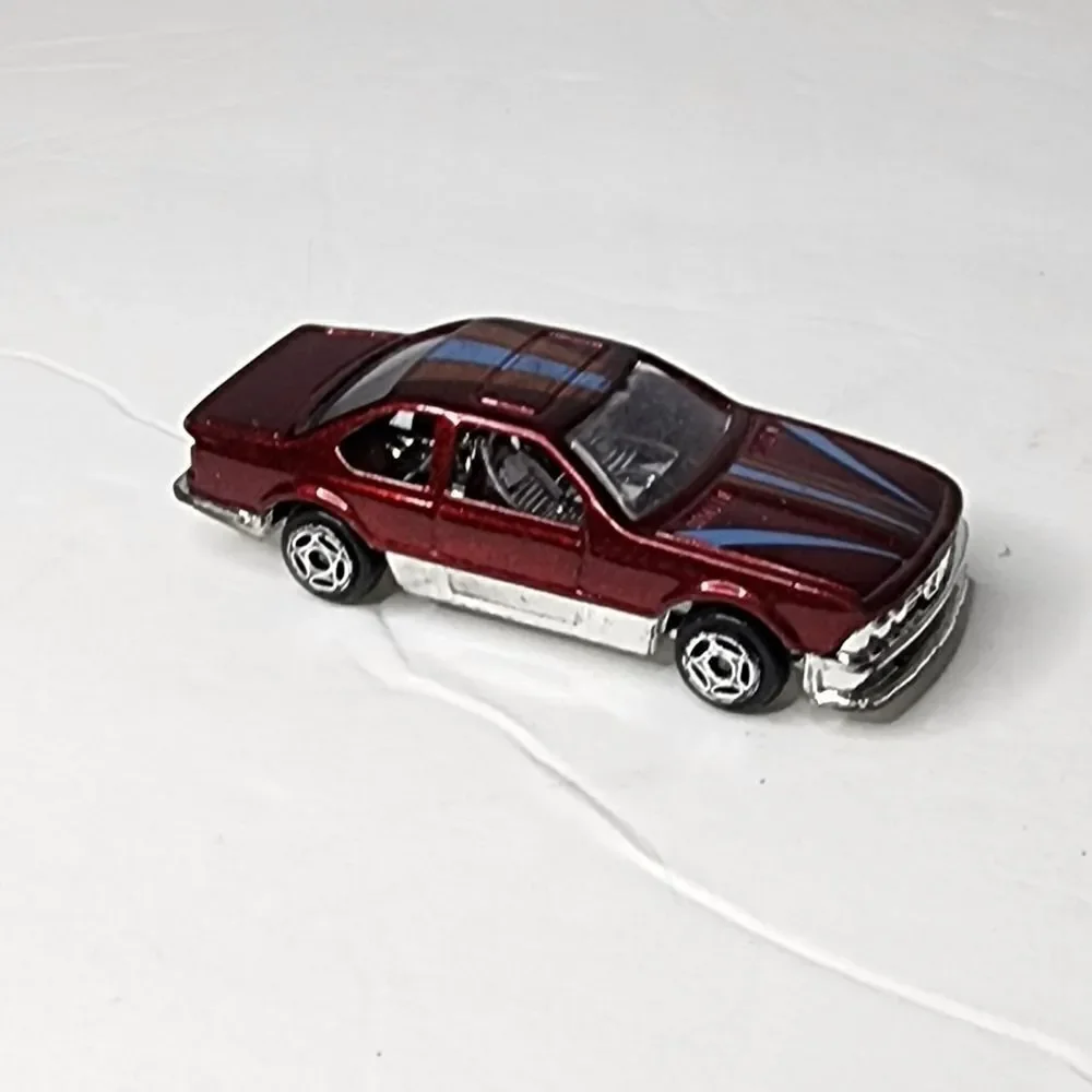 Vintage Summer Marz Karz Maroon Dark Red 8901 Die Cast Toy Car Vehicle